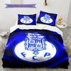 FC Porto Raštas Lovos Patalynės Antklodės Komplektas Antklodės Užvalkalas Pagalvės Užvalkalas Namų Dekoras Gimtadienio Dovana (1 * antklodės užvalkalas + 2 * pagalvės užvalkalai, be šerdies)