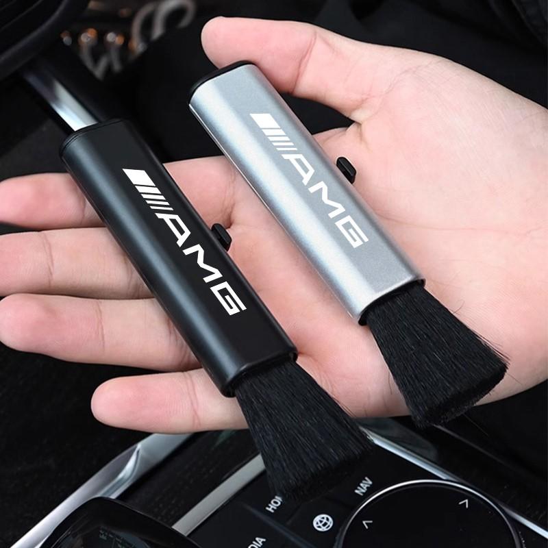 Car Interior Cleaning Brush Air Outlet Dusting Small Brush For Mercedes Benz AMG A B C E G W203 W204 C260 E300L A200L GLC300 CLA SY5