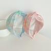 2 Piezas Diadema para Mujer Color Tie-Dye Diseño de Nudo Tejido Suave Aro Ancho para el Cabello Ligero Elástico Accesorio para el Cabello