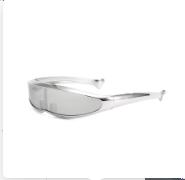 

New Black Sunglasses Fashionable Colorful Sun Glasses Riding Sun Protection Sunglasses Avant-garde design New Style 2026 серебряный