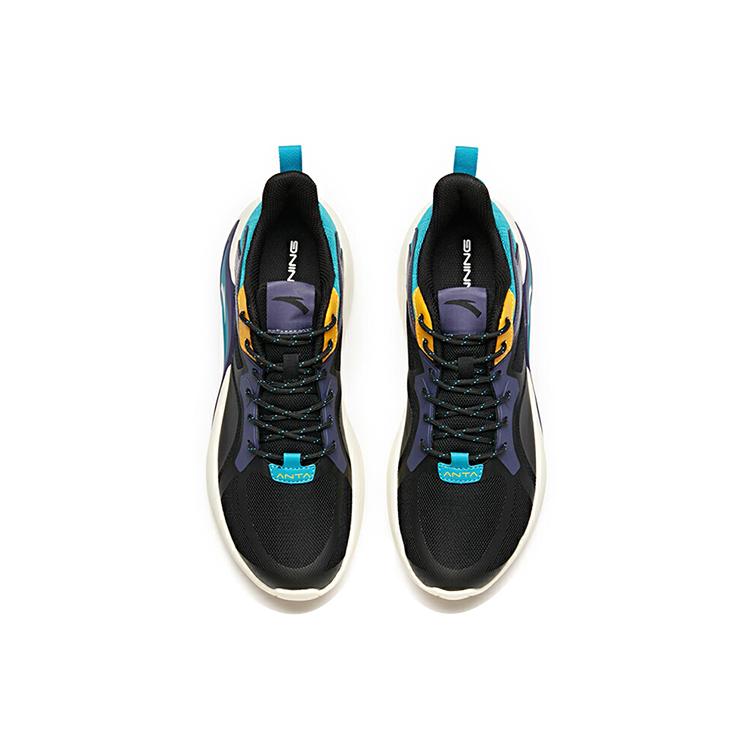 Anta Rebound Textile, Synthetic Leather Cushioning Slip Resistant Abrasion Resistant Low Top Running Shoes Men's 91945533-1