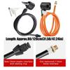 80/120CM Tire Inflator Nozzles Universal Air Pump Connector Air Pump Hose  Bike Pump Accessories