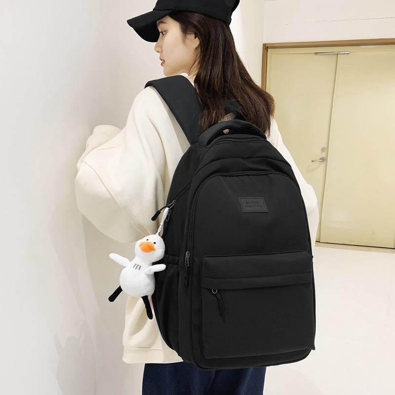 Backpack New Fashion Junior and Senior High School Student Casual School Bag Women's Trend Large Capacity Backpack