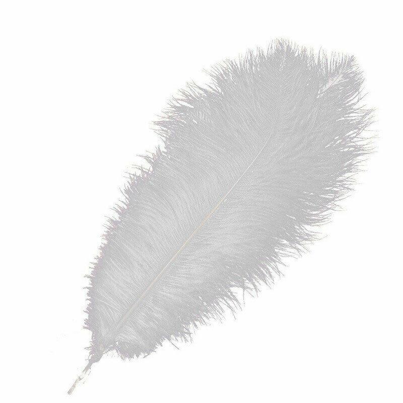 10Pcs 25-30cm Large Ostrich Feather Plume Costume Wedding Xmas Party Decoration