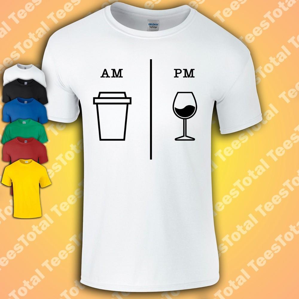 

Coffee AM PM T-Shirt | Lover | Great Funny | Gift Idea | Present Caffeine Meme XL