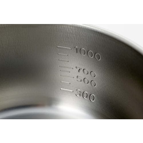 PEARL METAL HB-1049, Made In Japan, 14cm Pot-Shaped Milk Pan with Graduations, Induction Compatible, Stainless Steel, Days Kitchen