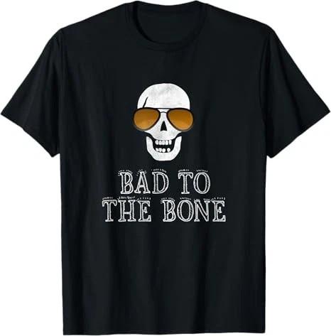 Bad To The Bone Halloween Tshirt Size S 4xl S