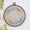 Olympus Embroidery Kit GARDEN PARTY French Embroidery Botanical Wreath Mimosa Wreath dedicated hoop GP-K13 Includes