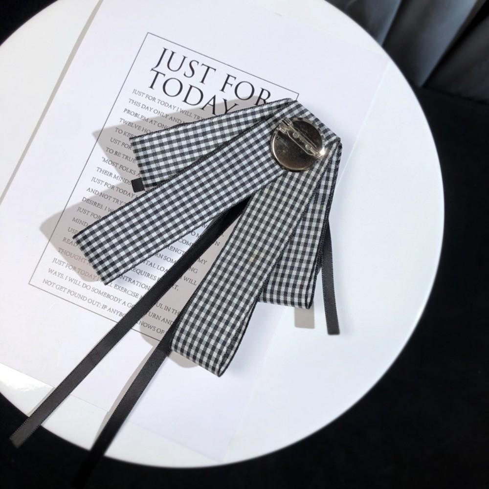 Bowknot Black Bow Brooch Pin Tie Shirt Lace Ribbon Badge Brooch Lapel Pin Black Ribbon Pin  Funeral