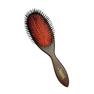 Osaka Szczotka Poduszkowa Shatori Poduszka Szczotka do Włosów Nylonowa Czarna x Głębokość x 70mm x 60mm x 180mm (Duży) (Szerokość wysokość)