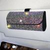 Fashion Bling Car Glasses Case Anti-pressure Hard Shell Eye Glasses Case Rhinestone Sunglasses Case Car Assessoires