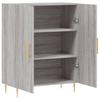 Vidaxl Cabinet, Sonoma Grey Oak, 69.5X34X90Cm, Wood-Based Material
