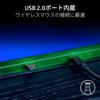 Firefly V2 Pro Phantom Green Edition Gaming Mousepad with 360x278 Resolution Micro-Textured Surface, Non-Slip Base, Backlit, [Used]