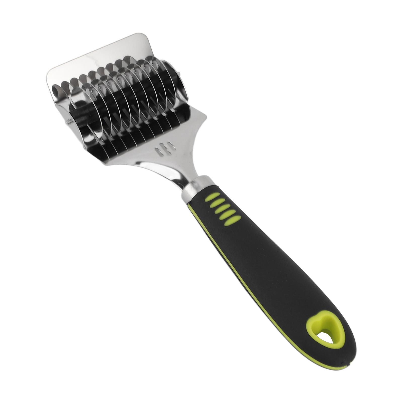 

Stainless Steel Noodle Lattice Roller Dough Cutter Pasta Spaghetti Maker Kitchen Cooking Tools L