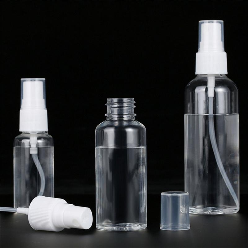 Großpackung 10/50 Stück Nachfüllbare Plastikflasche 10ml-100ml Größen Tragbare Zerstäuber für Parfüm Ätherische Öle Reise Sprühflaschen