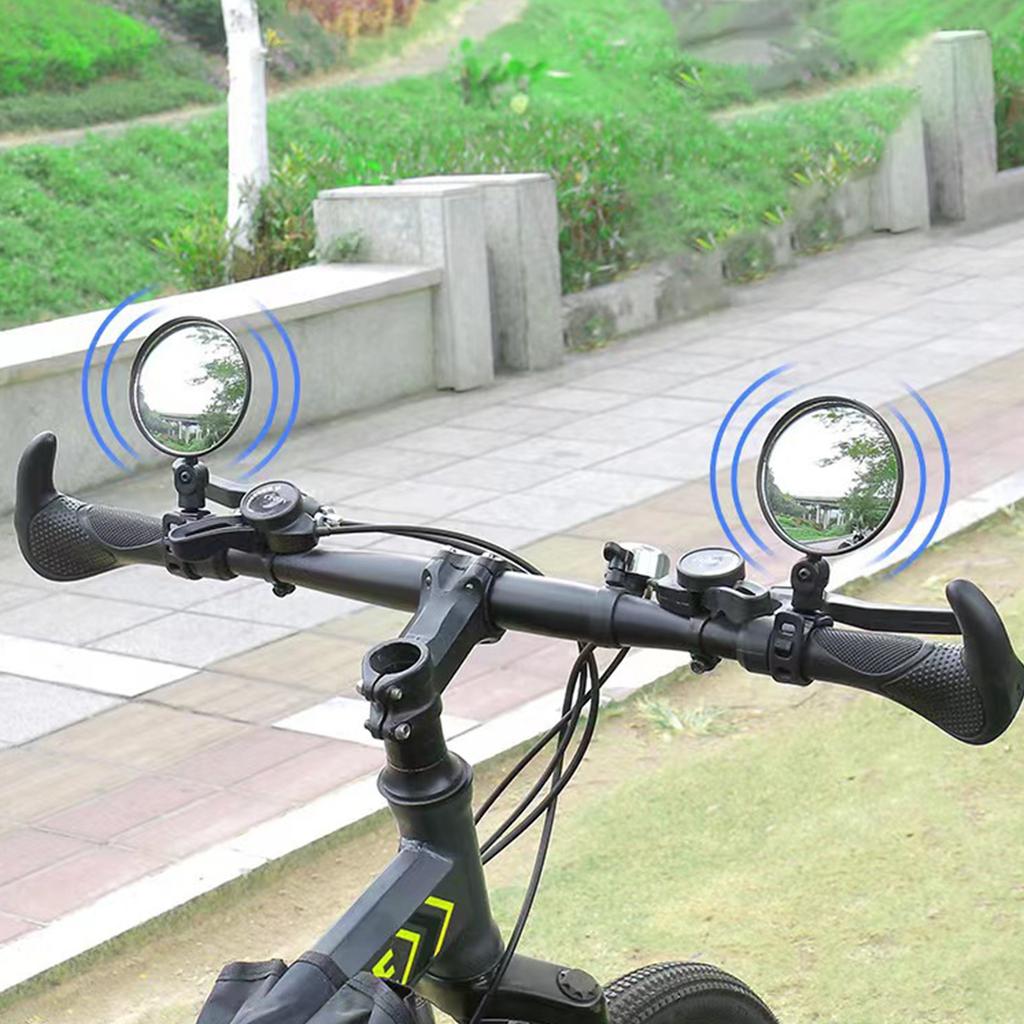Road Bike Mirror Adjustable Rotatable Bicycles Rearview Mirror Handlebar Mount Mirror Mountain Road Bicycles Accessories