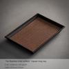 Japanese-Style Bamboo Mat Tea Tray Song Mat Tea Tray Bamboo Mat Dry Pour Pot Mat Tea Tray Rectangular