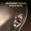 Portable Lavalier Headphones Bluetooth Earbuds Surround Sound Headsets Noise Reduction Earphones Handsfree In Hd Mic