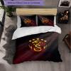 Biancheria da letto a tema Galatasaray FC Set 3 Pezzi Copripiumino Biancheria da letto decorativa per camera da letto per adolescenti Decorazione per la casa