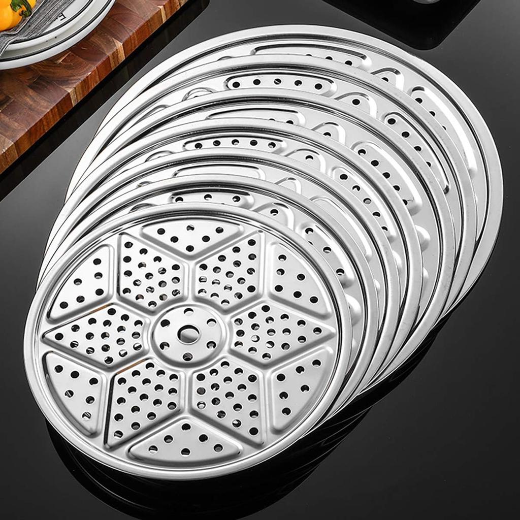 14" Round Stainless Steel Steamer Rack, Pressure Cooker Canner Racks Stock Pot Steaming Tray Stand Cooking Toast Bread Salad Baking