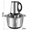 High-Power Stainless Steel Meat Grinder & Food Processor