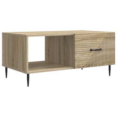 Coffee Table Sonoma Oak 90 X 50 X 40 Cm Engineered Wood