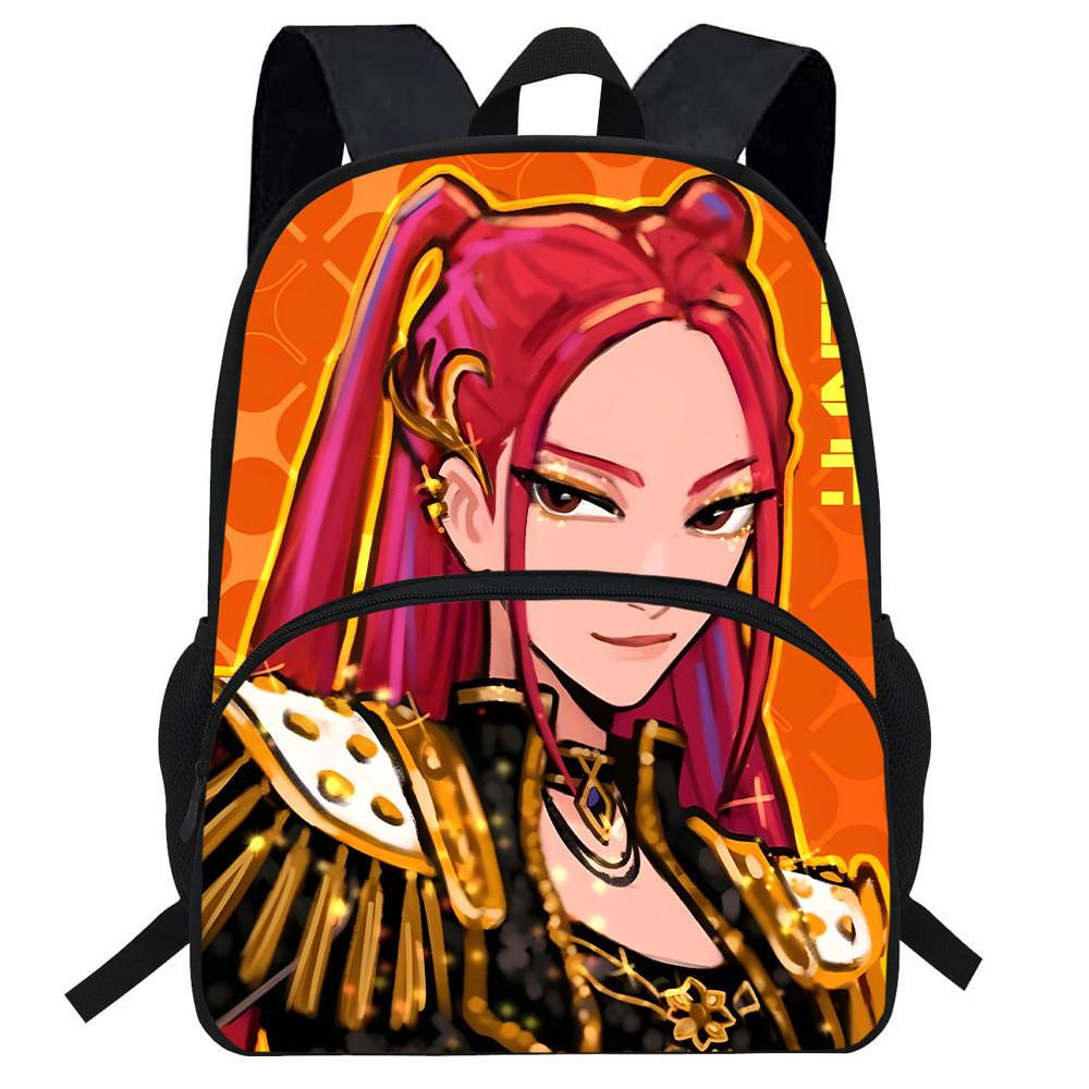 Hunters Demon Kpop Cartoon School Backpack Durable Material Anti Shock Students