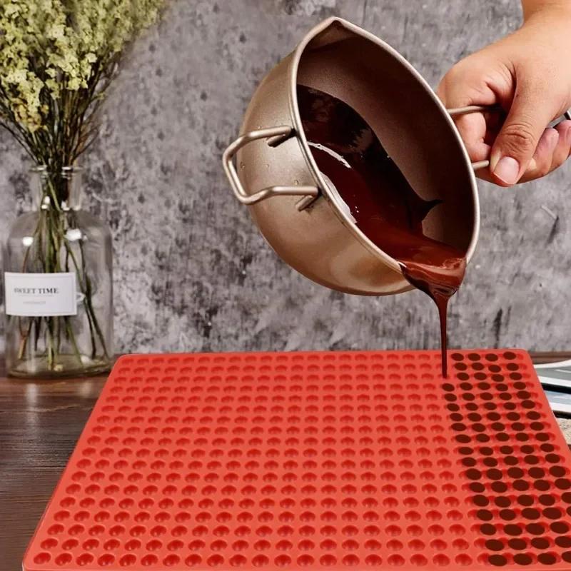 Mini Runde Silikonform Schokoladenform Hunde Snacks Backen Halbkugel Gummibärchen Kleine Gelee Keksform