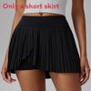 Sportlicher Tennisrock für Damen aus Polyesterstoff für Sommersport und Fitness
