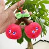 Plush Soft Short Fruit Toys Featuring Watermelon Apple Mango And Pineapple Perfect For Collecting