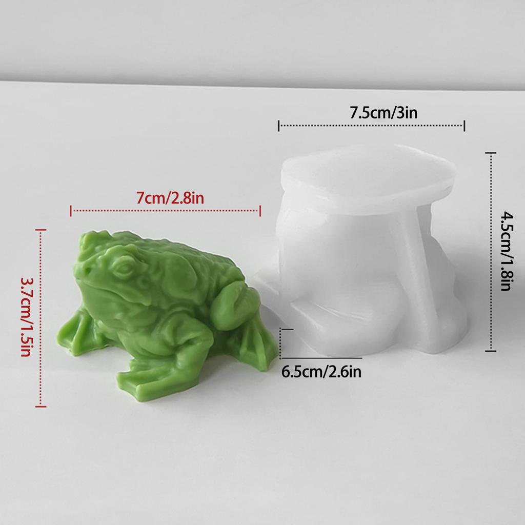 Toad Shaped Candlestick Silicone Mold Candle Base Mould Decorative Candle Holder Mold Ornament Home Decorations Mould