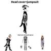 Halloween Skeleton Dinosaur Children Cosplay Outfit For Kids Stage And Event