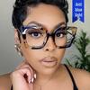 Kedun 2022 Fashion Square Blue Light Blocking Glasses – Stylish European-American Large Frame.