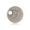 0.6-2.4mm Range Gage Gap Feeler Coin-Type Caliber Measuring Tool Spark Plug Gap Gauge Tool