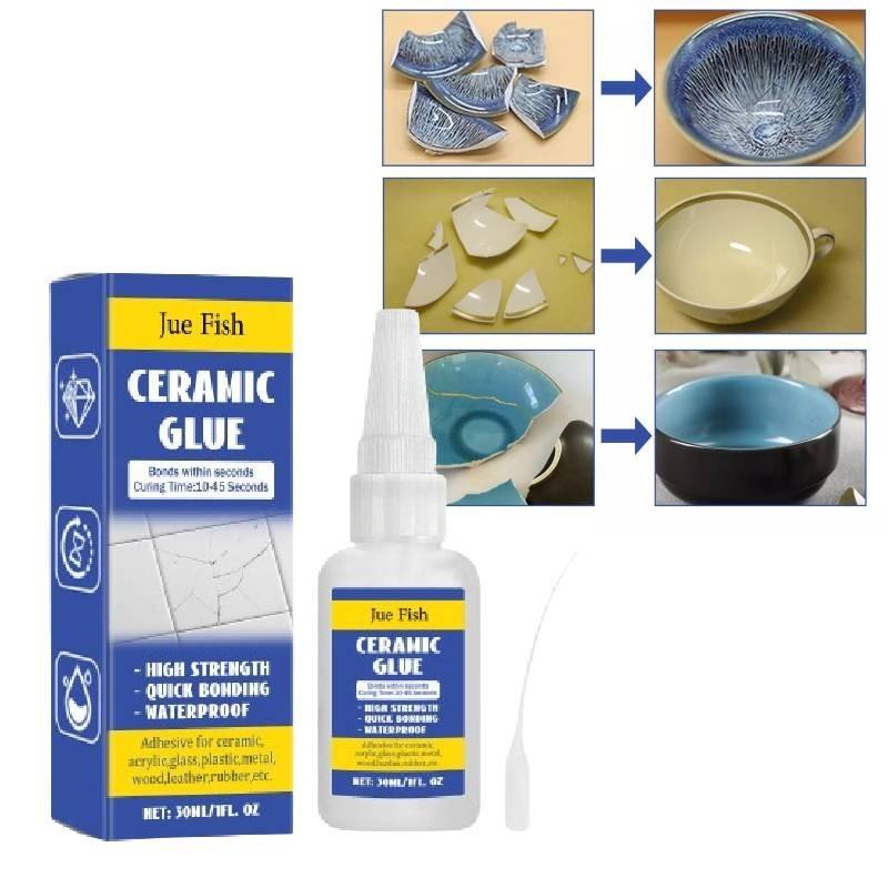Jue Fish Multifunctionele Keramische Reparatie Lijm Sneldrogend 30ml Voor Thuisgebruik