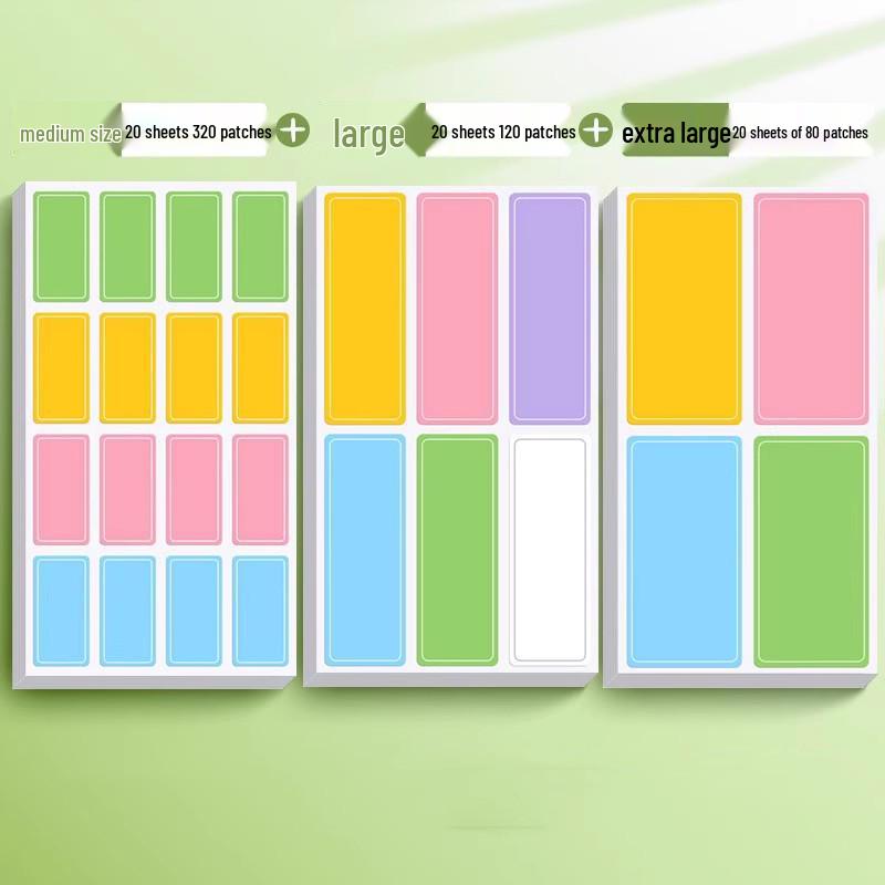 Waterproof Handwritten Name & Memo Stickers - Colorful, Easy-Dry, Self-Adhesive, Perfect for Labels & Food Date Marking.