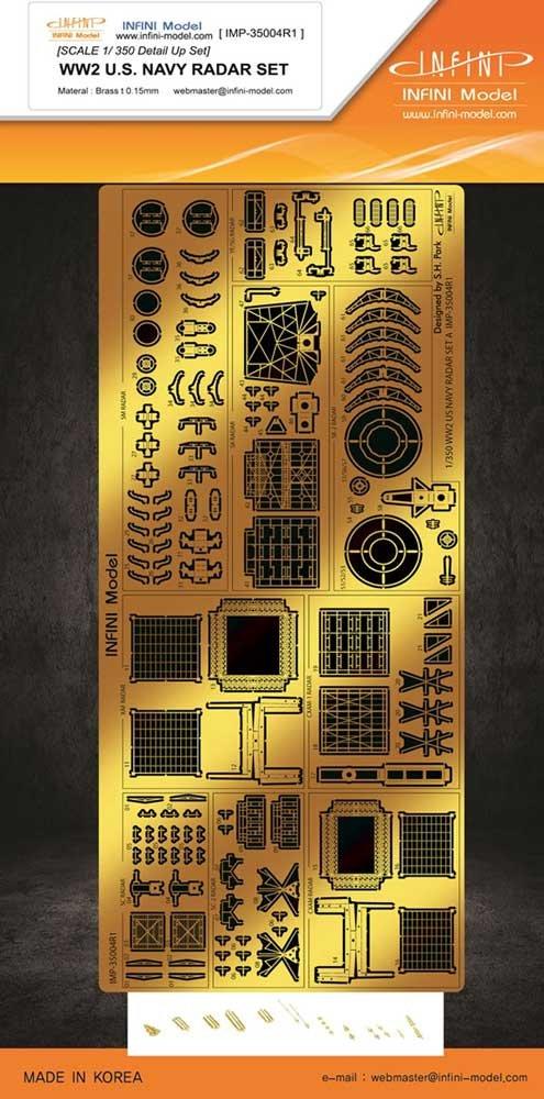 

Infinimodel 1/350 Вторая мировая война ВМС США Радар Пластиковая модель
