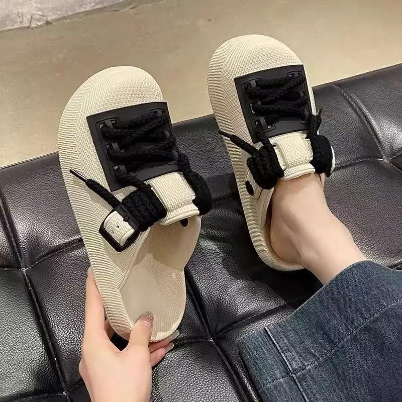 Fashion Flat Male Slipper Soft Beach Men's Shoe Sabot High Quality Fashion Summer Sale Original Trend 2025 Casual Mascullino Y2k Slides
