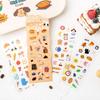 ZABC Border Exploration Hall Series Stickers - 6 Cute Styles for DIY Journal Decoration