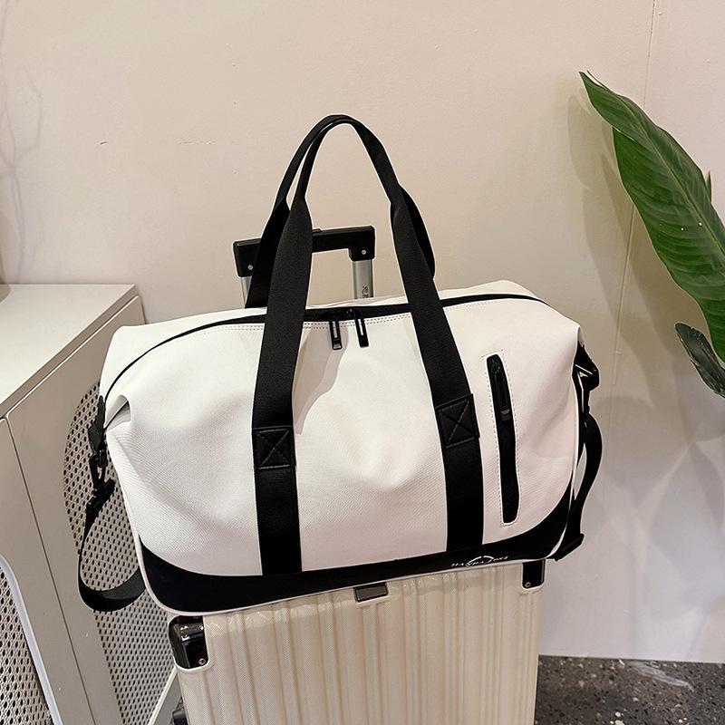 1pcs Large Capacity Gym Bag with Wet & Dry Separation Yoga Sports Duffle Bag Outdoor Short Trip Travel Luggage Handbag