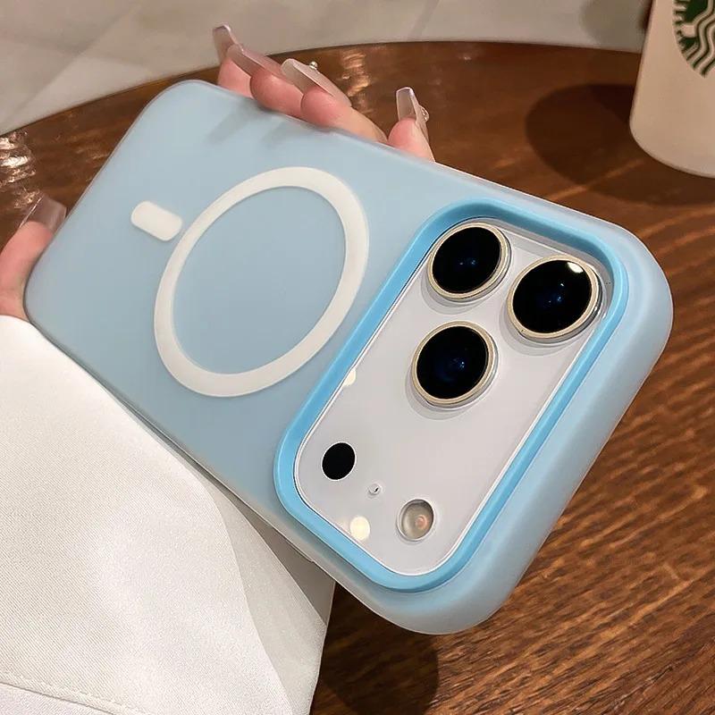 Jelly Magnetic Frosted iPhone 17 Pro Max Case - Apple Air Series 16, Full Coverage, High-End Protection