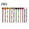 Ghost Pencils 12 Pcs Halloween with 3D Skull Pumpkin Cat Erasers, Holiday Writing Wood Bulk for Goodie Bags, School Classroom Rewards Supplies