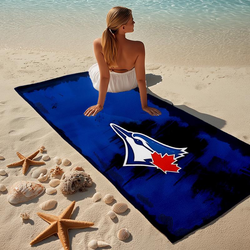 Blue Jays Beach Towel Microfiber Beach Towel Super Soft & Absorbent for Bath, Beach, Travel  Bath Time Accessory, Fan gifts