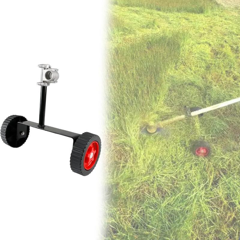 For Universal Metal Wheels String Trimmer Grass Eater Weed Adjustable Supplies