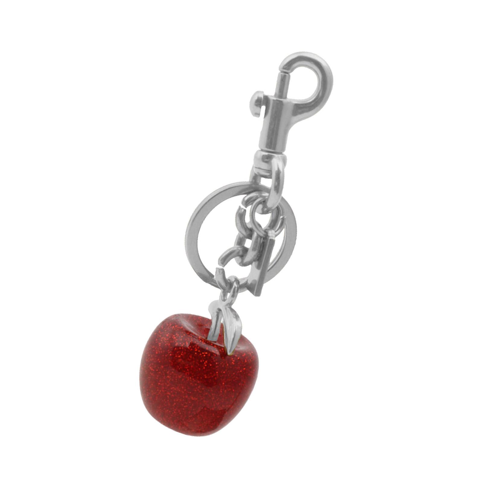 

Colorful Cherry Shaped Keychain Fashionable Resin Keyring for Women and Girls Handmade Fruit Pendant Bag Charm Ornament 2
