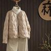 Womens Lightweight Short Puffer Jacket With Quilted Design Warm Down Coat Small Stature Daily Wear Winter