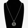 Retro Aged Thai Elephant God Fallen Angel Wings Pendant Men's Necklace