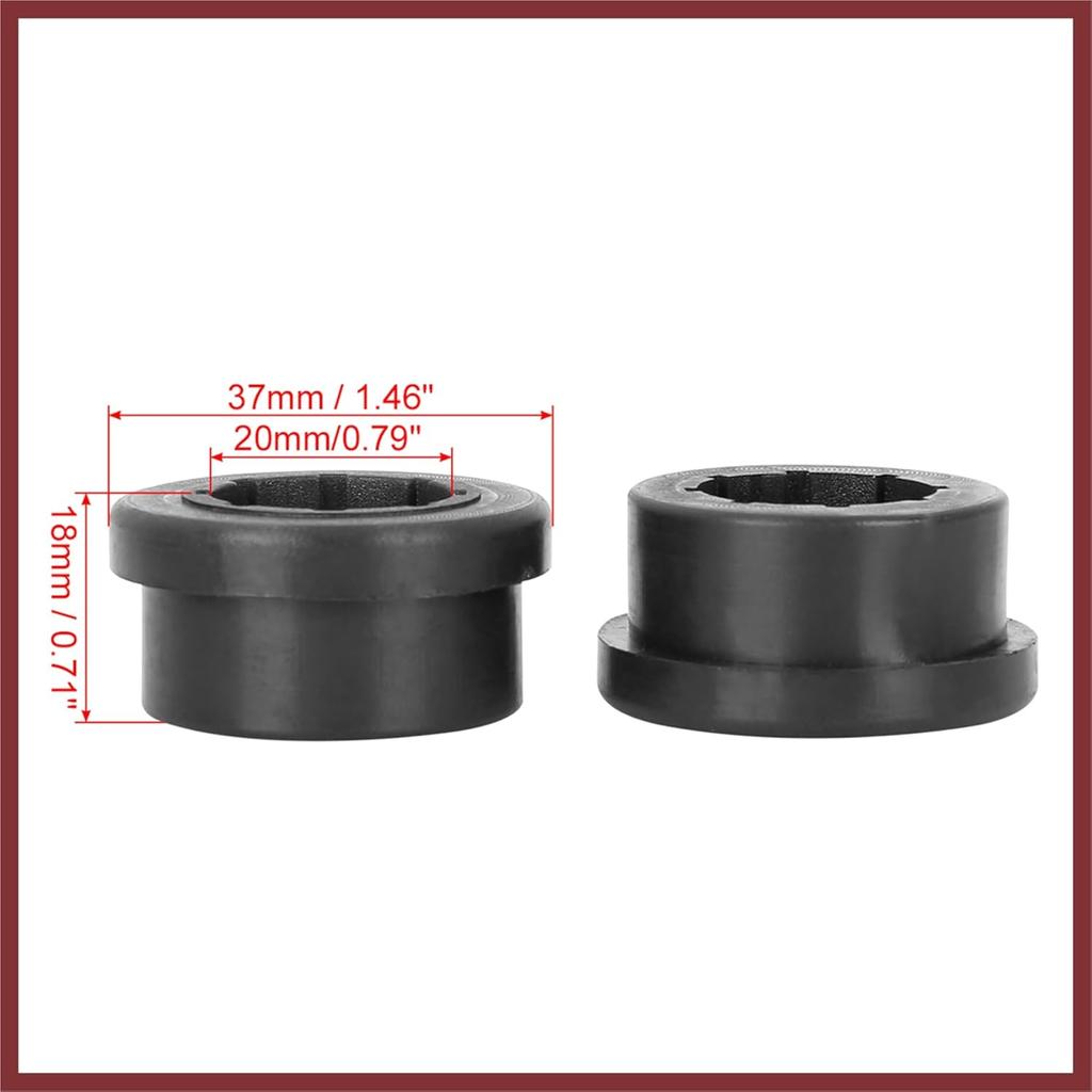 12 Pcs Lower Control Arm Bushing LCA Rear Camber Kit for Honda Civic Integra Replace Parts