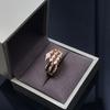 Serpentine Ring Featuring Three Colors High-quality Electroplating Craftsmanship Hypoallergenic and Suitable for Daily Wear Must-have for Gifts