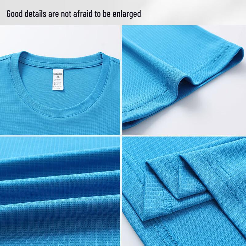 QIANYIYANG Quick-Dry Short Sleeve T-Shirt